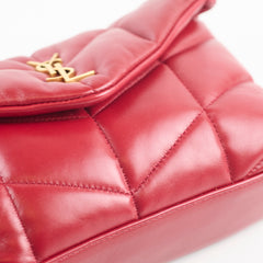Saint Laurent Toy Lou Lou Puffer Red