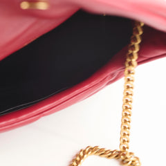 Saint Laurent Toy Lou Lou Puffer Red