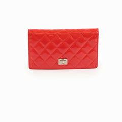 Chanel Reissue Long Patent Wallet Tangerine