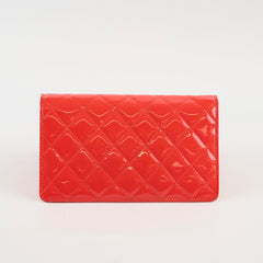 Chanel Reissue Long Patent Wallet Tangerine