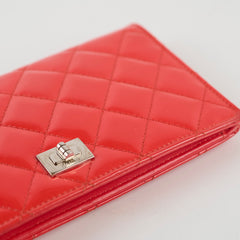 Chanel Reissue Long Patent Wallet Tangerine