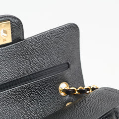 Chanel Small Black Caviar GHW Classic Flap 31 Series