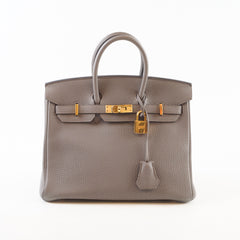 Hermes Birkin 25 Togo Gris - D Stamp(2019)