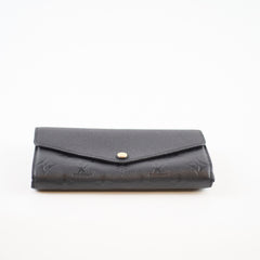 Louis Vuitton Sarah Wallet Empreinte Black