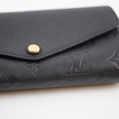 Louis Vuitton Sarah Wallet Empreinte Black