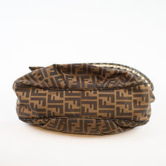 Fendi Vintage Zucca Canvas Mia Flap Bag