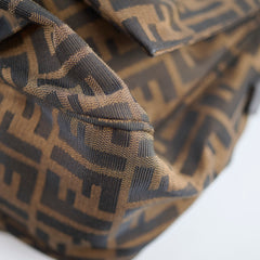 Fendi Vintage Zucca Canvas Mia Flap Bag