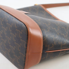 Celine Medium Bucket Bag Triomphe Canvas