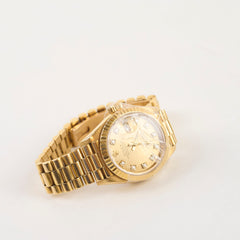 Rolex Datejust Yellow Gold Diamonds 26mm Watch