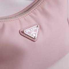 Prada Mini Re-edition 2000 Crossbody Pale Pink