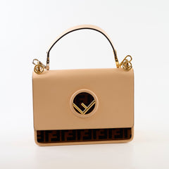 Fendi Fendi Kan I Shoulder Bag Beige