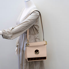 Fendi Fendi Kan I Shoulder Bag Beige