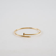 Cartier Juste Un Clou SM Yellow Gold Bracelet Size 18