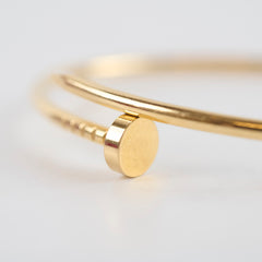 Cartier Juste Un Clou SM Yellow Gold Bracelet Size 18