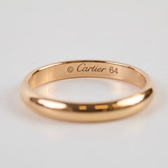 Cartier 1896 Wedding Band Size 64