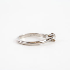 Cartier 1895 Solitaire Diamond Ring White Gold Size 47