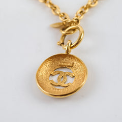 Chanel Vintage Gold Necklace Costume
