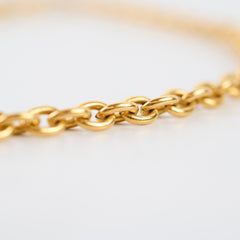 Chanel Vintage Gold Necklace Costume