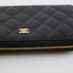 Chanel Caviar Long Wallet