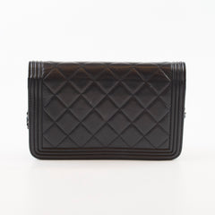 Chanel Boy Quilted WOC Lambskin Black