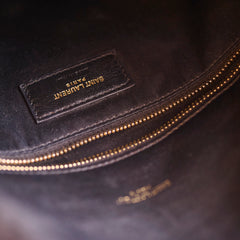 Saint Laurent Small Lou Puffer Black Lambskin