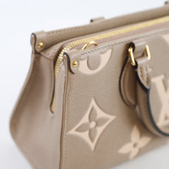 Louis Vuitton East West On The Go Dove/Cream