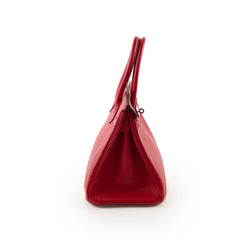 Hermès Birkin 30 Rouge Cassaque Epsom P Square Stamp