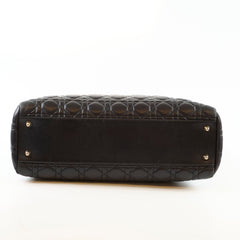 Dior Large Black Cannage Tote