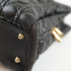Dior Large Black Cannage Tote
