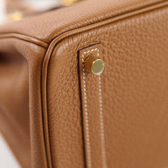 Hermes Birkin 25 Gold with GHW C Stamp