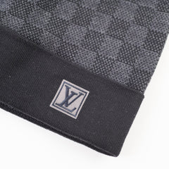Louis Vuitton Neo Petit Damier Knit Beanie Grey/Black