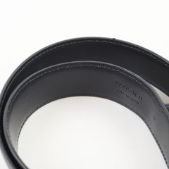 Celine Triomphe Horsebit Belt Black Size 85