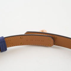 Hermes Kelly Belt Epsom Blue Saphire