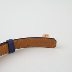 Hermes Kelly Belt Epsom Blue Saphire