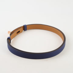 Hermes Kelly Belt Epsom Blue Saphire