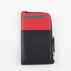 Fendi Monsters Zip Card Holder Black