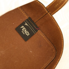 Fendi Grande Mon Tresor Bucket Zucca FF Monogram Bag White/Brown