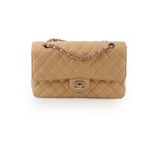 Chanel Classic Flap M/L Beige Caviar SHW