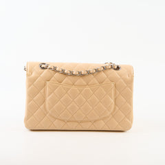 Chanel Classic Flap M/L Beige Caviar SHW