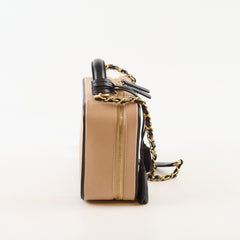 Chanel Filigree Black Beige