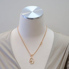 Hermes Tonnerre Collier PM Creme Fashion Necklace