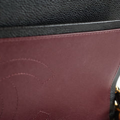 Chanel Double Flap Jumbo Black Caviar GHW (24 Series)