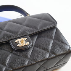 Chanel Retro Twist Black Caviar Microchip