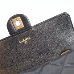Chanel Retro Twist Black Caviar Microchip