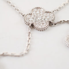Van Cleef & Arpels Diamond Magic Alhambra 6 Motifs Necklace 2023