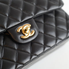 Chanel Small Double Classic Flap Lambskin Black
