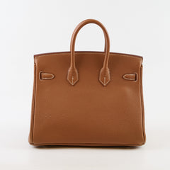 Hermes Birkin 25 Gold Togo PHW