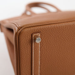 Hermes Birkin 25 Gold Togo PHW