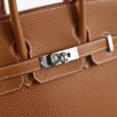 Hermes Birkin 25 Gold Togo PHW K Stamp