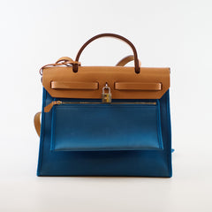 Hermes Herbag 31 Blue